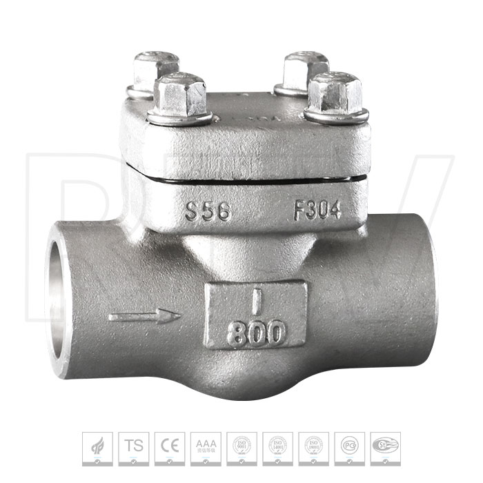 Forged steel butt welded check valve