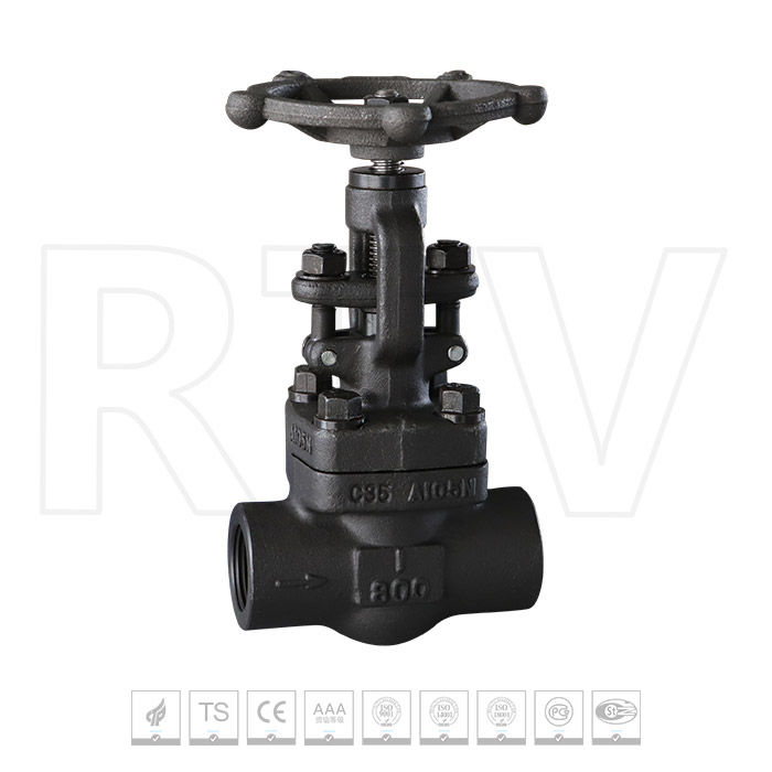 Forged steel threaded globe valve