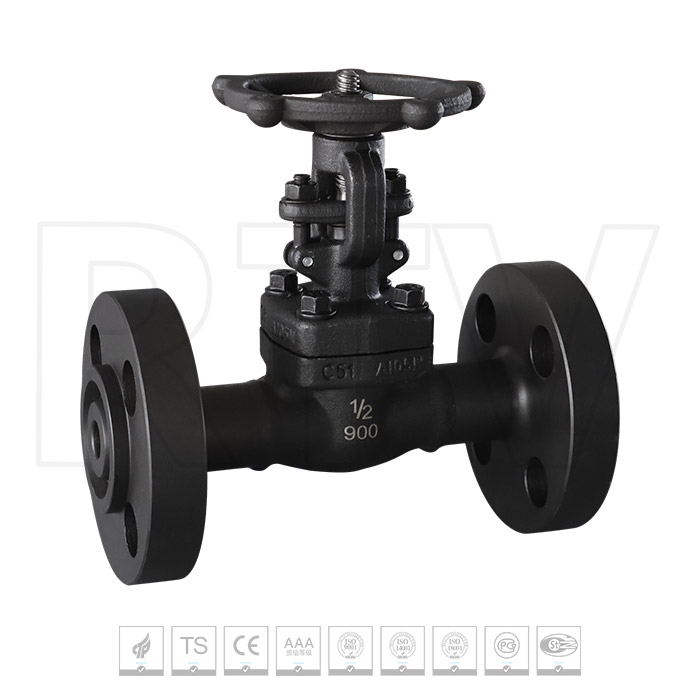 Forged steel flange gate valve