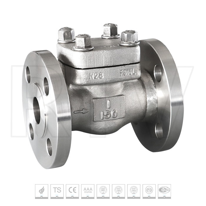 Forged steel flange check valve