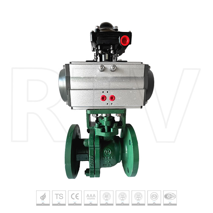 Pneumatic ball valve