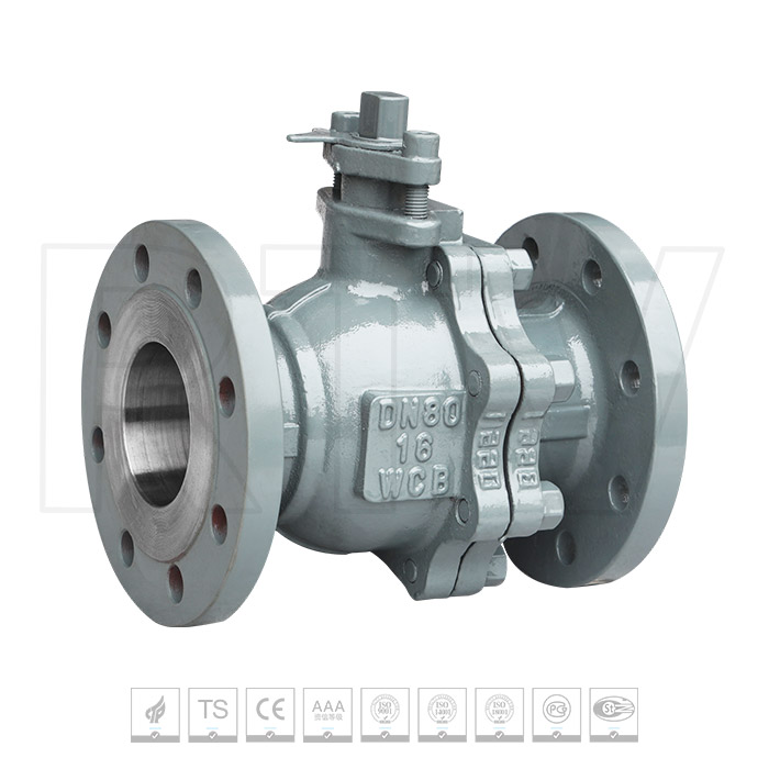 Cast steel ball valve