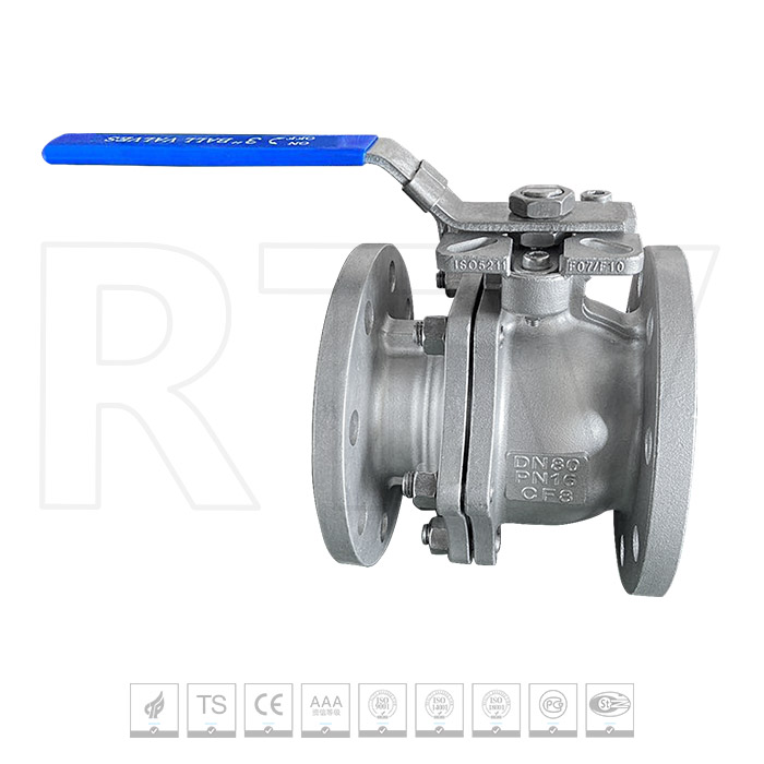 DIN flange ball valve