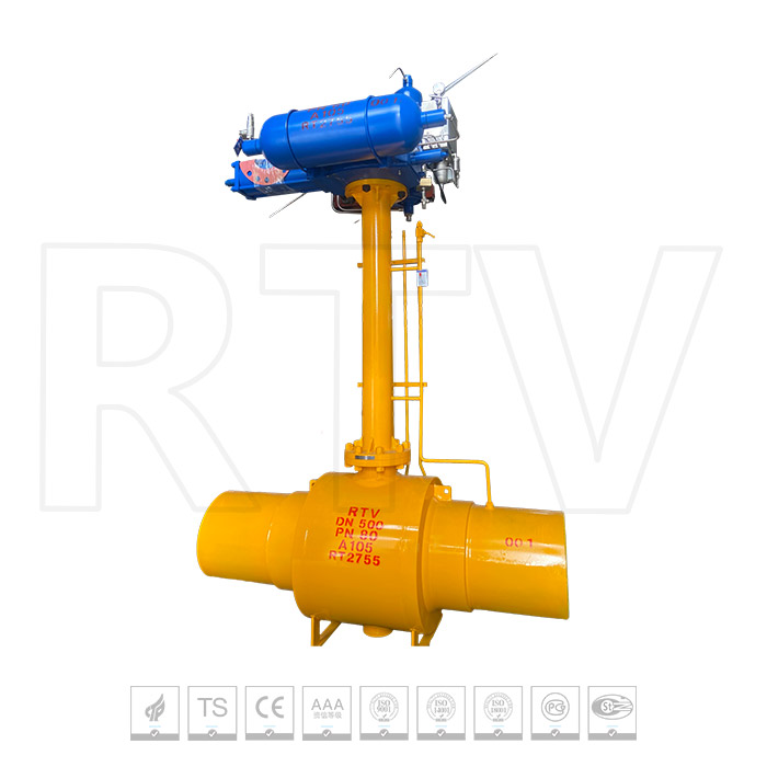 Underground ball valve