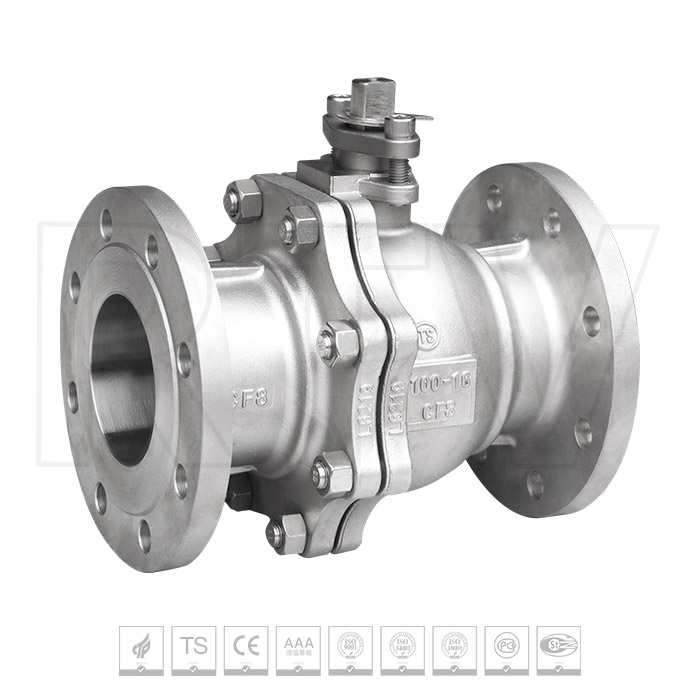 GOST flange ball valve