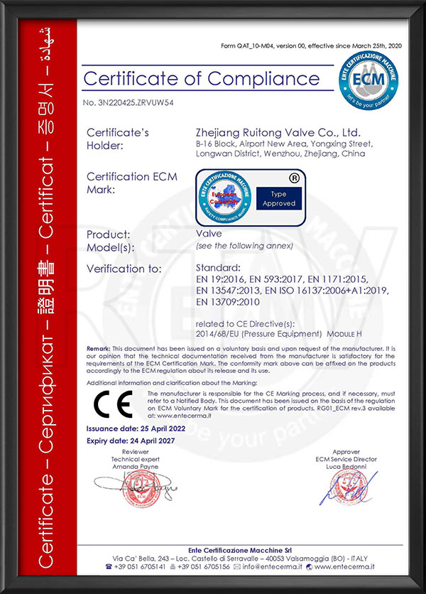 CE certificate