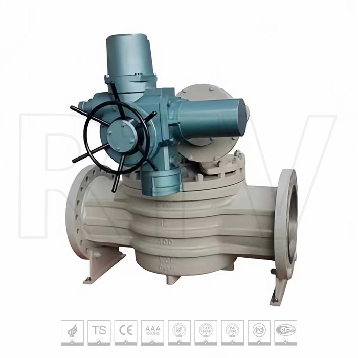 Electric plug valve